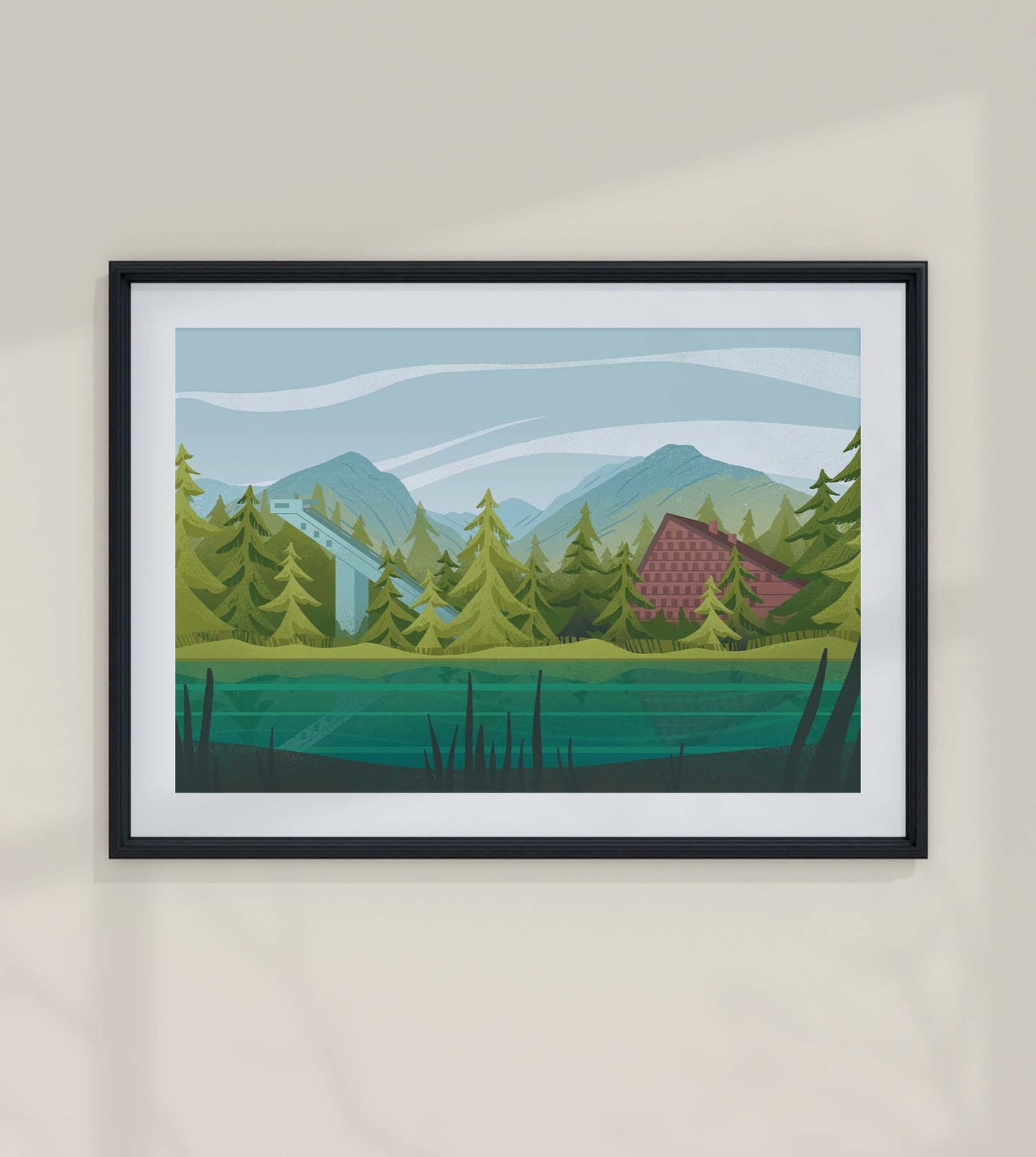 Plakát Štrbské pleso