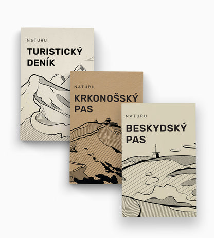 Trojset horských pasů